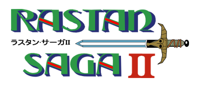 Rastan Saga II logo for Sega Genesis
